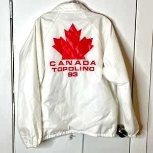 Vintage 90s Canadian Team coaches jacket